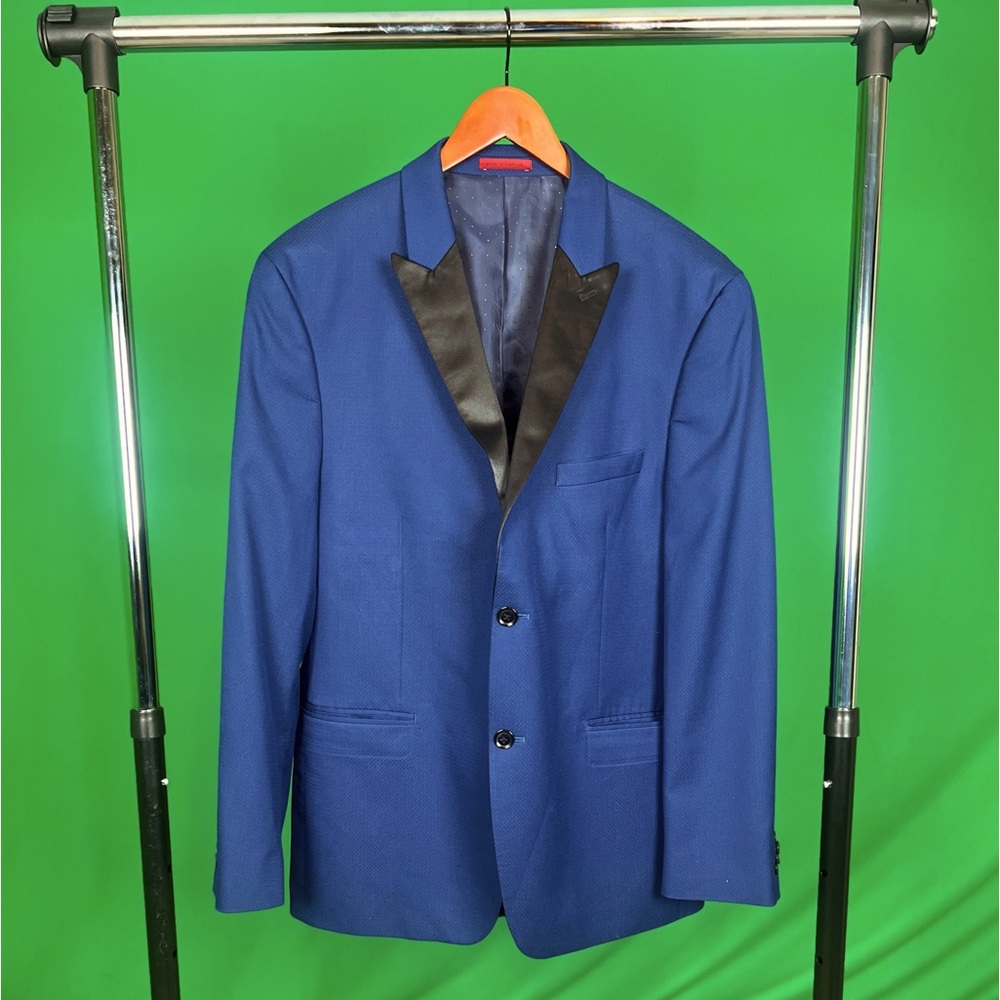 Alfani Men’s Blazer Slim Fit Tuxedo Jacket 46R - Navy
